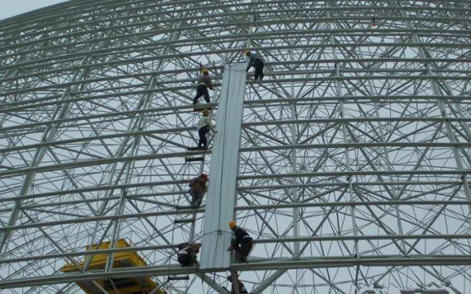 绥化网架装配好以后应当留神哪八项验收事件